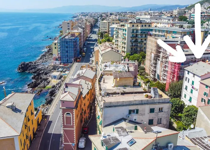 Nervi - In Discesa Sul Mare 아파트 제노바